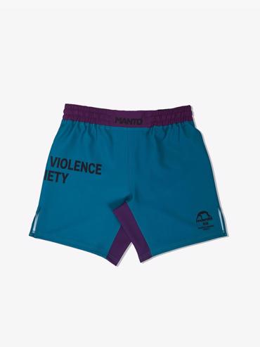 MANTO society FIGHT SHORTS-green